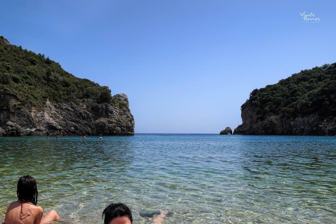 Anastasios Paleokastritsa Apartment Doukádes Екстериор снимка